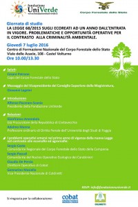 Programma Giornata di studio Castel Volturno, 7 luglio 2016 Alfonso Pecoraro Scanio