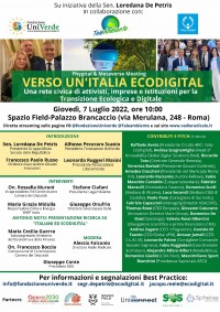 Roma, 7 luglio 2022 - EcoDigital DEF